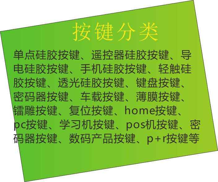 遙控器硅膠按鍵