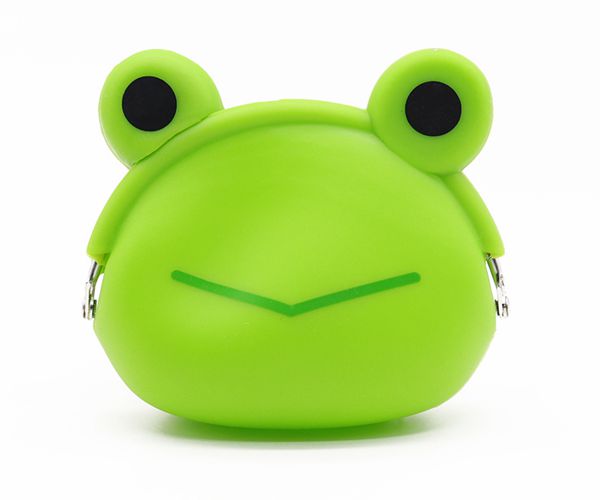 硅膠零錢袋，青蛙硅膠錢包，學生硅膠錢袋